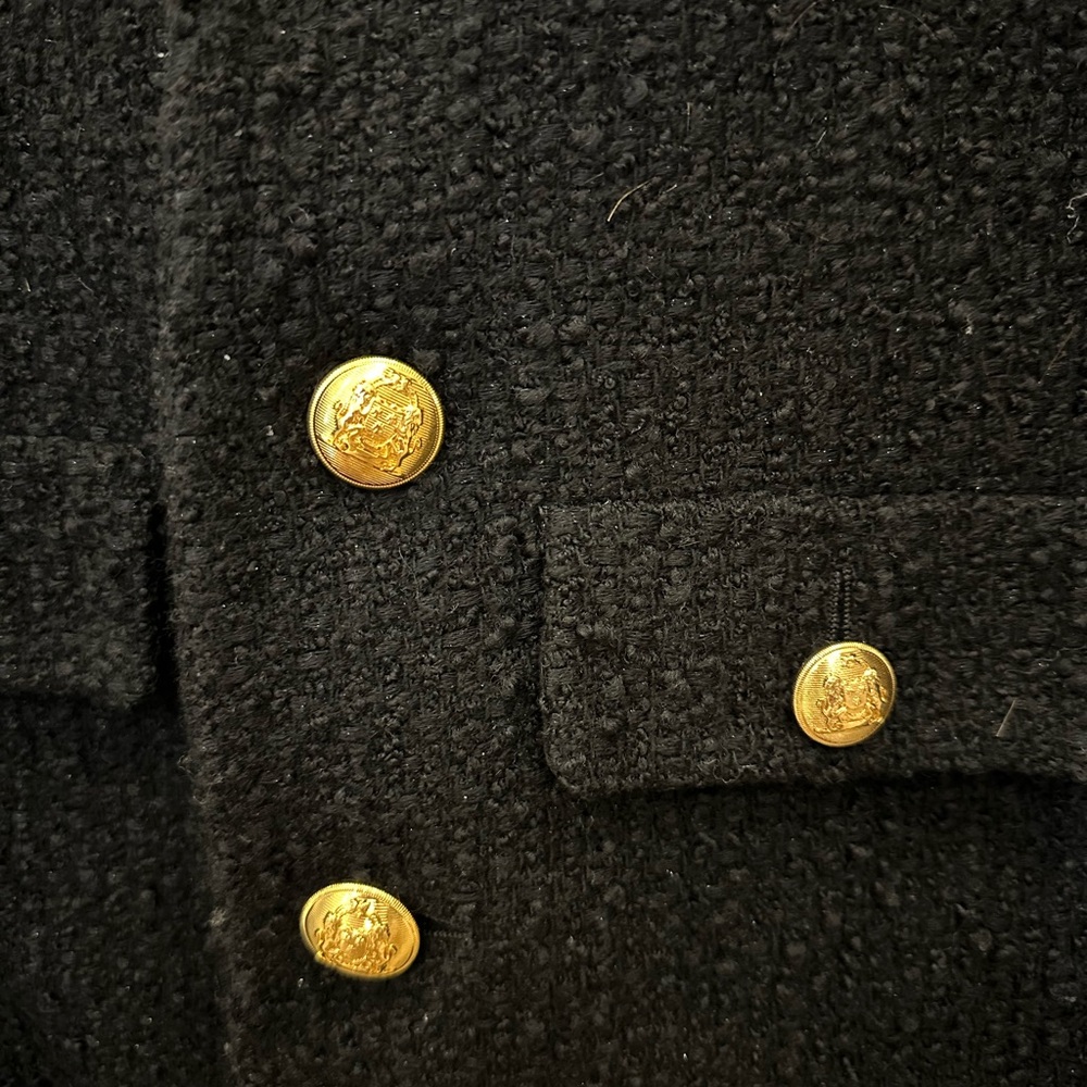 CELINE CHASSEUR JACKET IN BOUCLÉ TWEED - Picture 4 of 8
